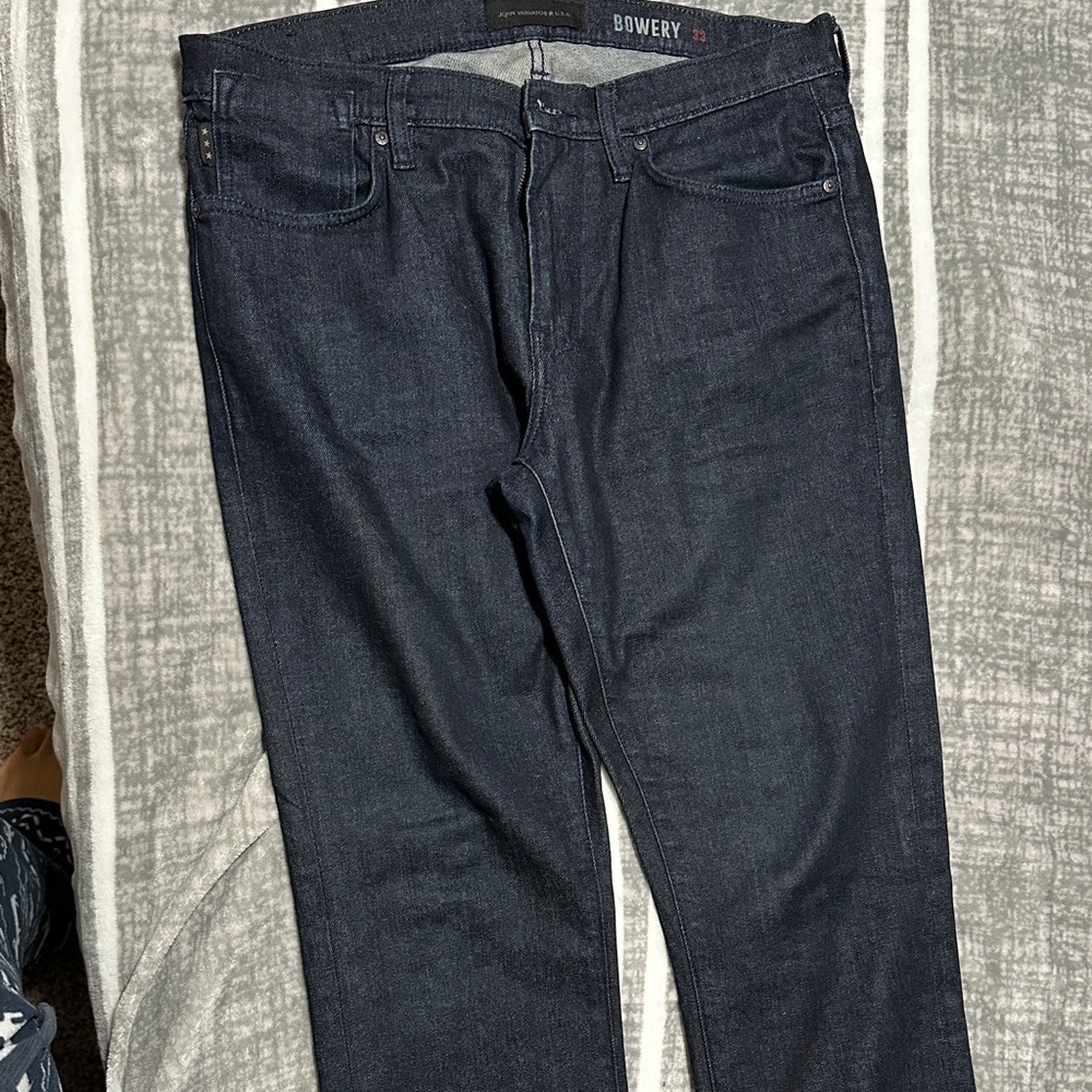 John Varvatos Midnight Blue Slim Straight Jeans